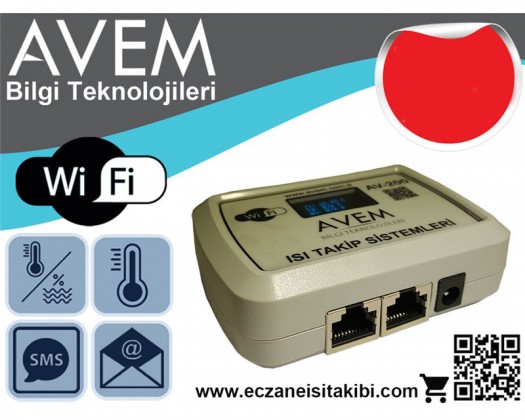 AV200 - Wifi Isı Takip Sistemi